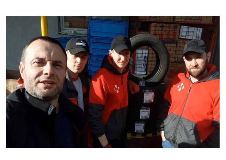 Звіт про реалізацію заходу - "Автошини для бійців 110 бригади ЗСУ ім.Марка Безручко "